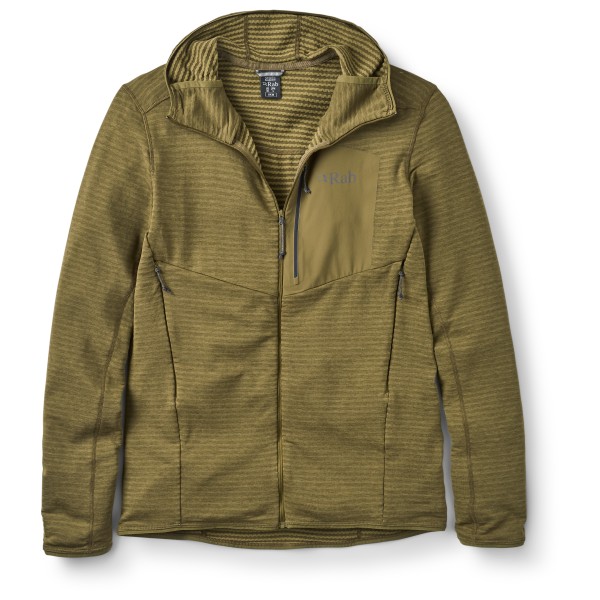 Rab Ascendor Light Hoody Fleecejacke Men (Größe L |oliv)