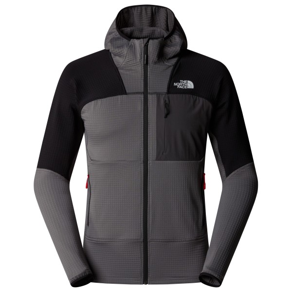 The North Face Stormgap Powergrid Hoodie Fleecejacke Men (Gr XL |grau/schwarz)