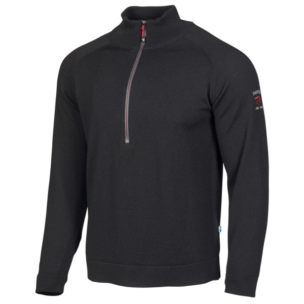 Image of Ivanhoe of Sweden - Jojje Half Zip - Merinopullover Gr L;M;S;XL;XXL grau;schwarz