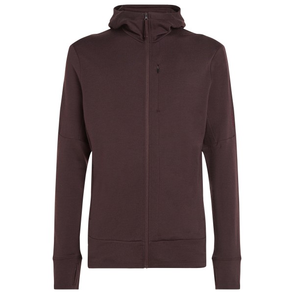 Image of Icebreaker - Merino 260 Quantum IV L/S Zip Hoodie - Merinohoodie Gr L braun