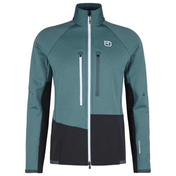 Image of Ortovox - Fleece Rib Jacket - Fleecejacke Gr L;S türkis