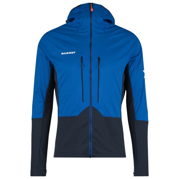 Image of Mammut - Eiger Nordwand Midlayer Hybrid Hooded Jacket - Softshelljacke Gr L;M;S;XL;XXL blau;orange