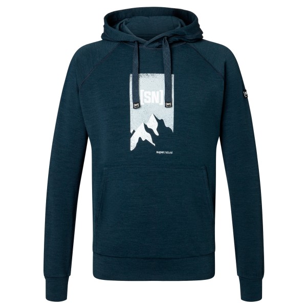 Image of super.natural - Favourite 2 Pitch Hoodie - Merinohoodie Gr 46 - S blau