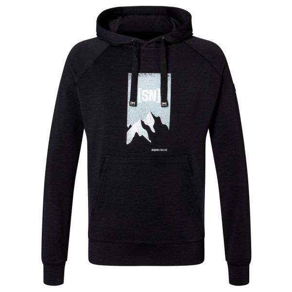 Image of super.natural - Favourite 2 Pitch Hoodie - Merinohoodie Gr 46 - S schwarz