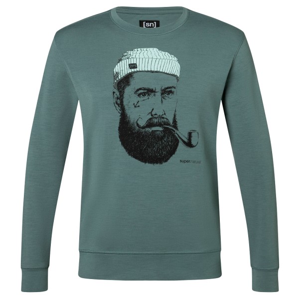 Image of super.natural - Sailor Crew - Merinoshirt Gr 48/50 - M türkis