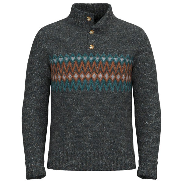 Image of Smartwool - Heavy Henley Sweater - Merinopullover Gr L grau