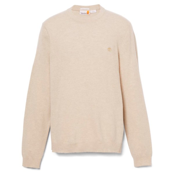 Timberland Merino Crew Sweater Merinopullover Herren (Gr XXL |beige)