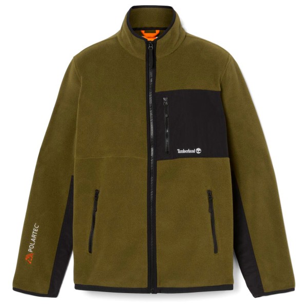Image of Timberland - Polartec 200 Full Zip Fleece - Fleecejacke Gr L;M;S beige;oliv