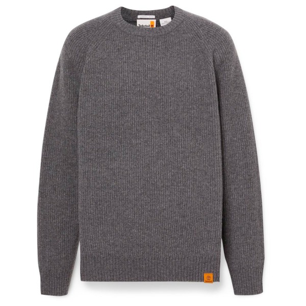 Image of Timberland - Raglan Sleeve Crew Neck Sweater - Wollpullover Gr L grau