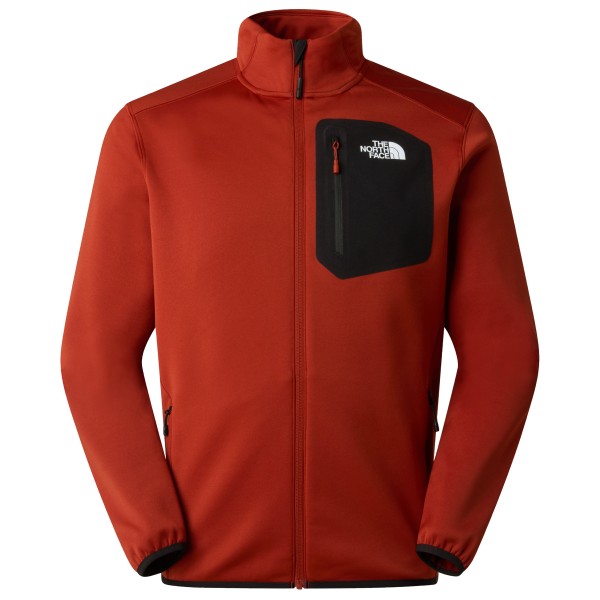 The North Face Crest Full Zip Fleecejacke Men (Größe XXL |rot)