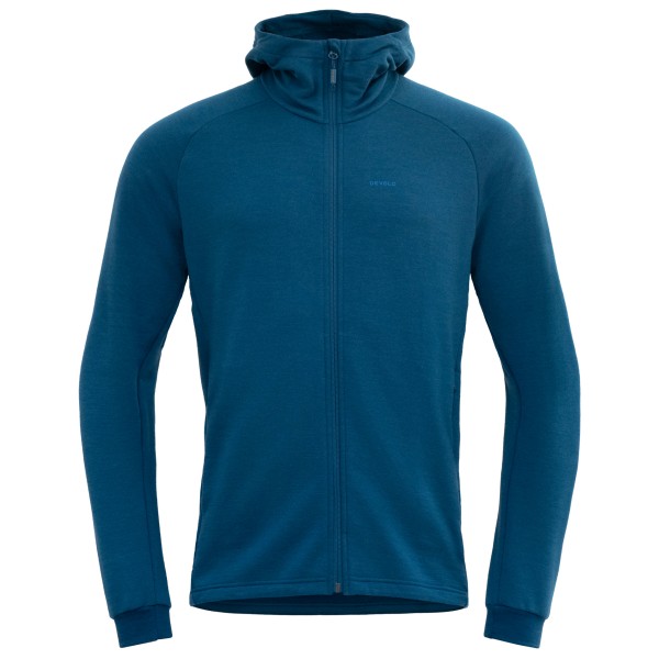 Image of Devold - Nibba Merino Jacket Hood - Merinojacke Gr M blau