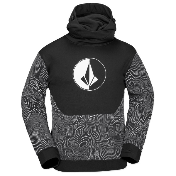 Image of Volcom - Hydro Riding Hoodie - Fleecepullover Gr L schwarz/grau
