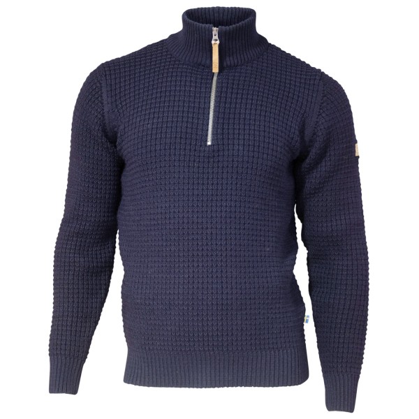 Image of Ivanhoe of Sweden - Moritz Half Zip - Wollpullover Gr M blau