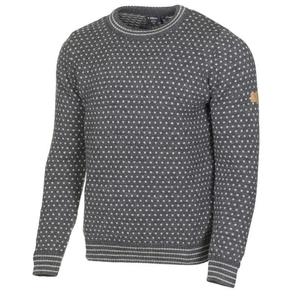 Image of Ivanhoe of Sweden - Sverre Crewneck - Wollpullover Gr L;M;S;XL;XXL grau;lila/braun