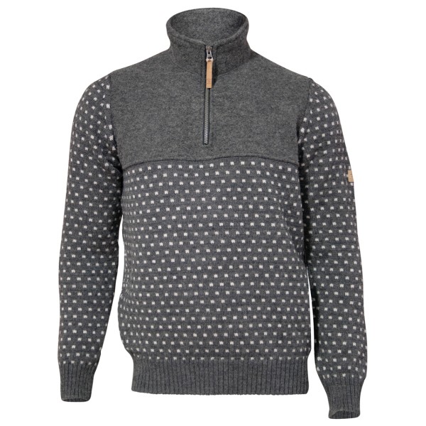 Image of Ivanhoe of Sweden - Sverre Half Zip - Wollpullover Gr L;M;S;XL;XXL grau;oliv