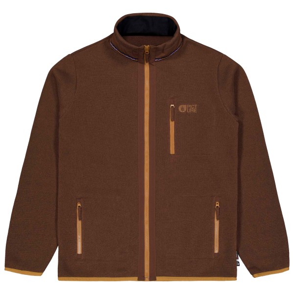 Image of Picture - Dauwy Fullzip Fleece - Fleecejacke Gr S braun