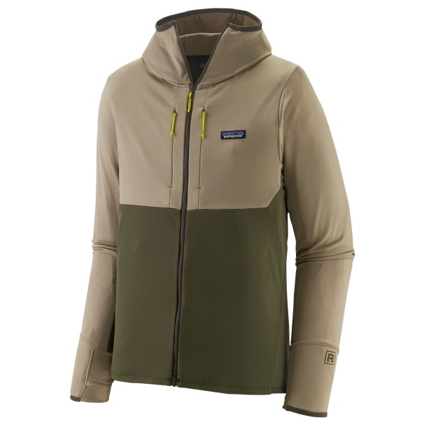 Image of Patagonia - R1 Thermal Full-Zip Hoody - Fleecejacke Gr L beige