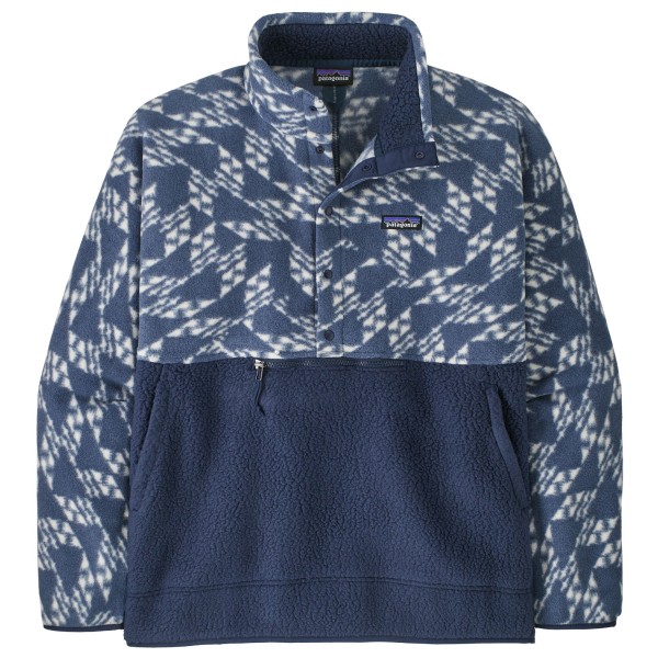 Image of Patagonia - Retro Pile 1/2 Snap Pullover - Fleecepullover Gr L;M;S;XL;XS;XXL blau;grau