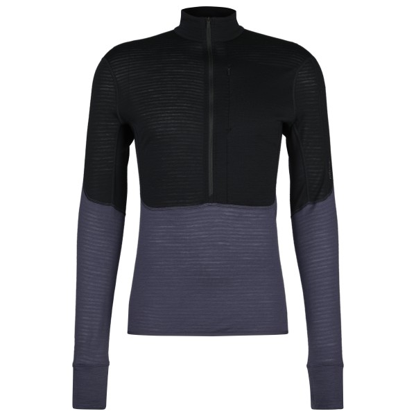 Image of Icebreaker - 200 RealFleece Descender L/S Half Zip - Fleecepullover Gr L schwarz