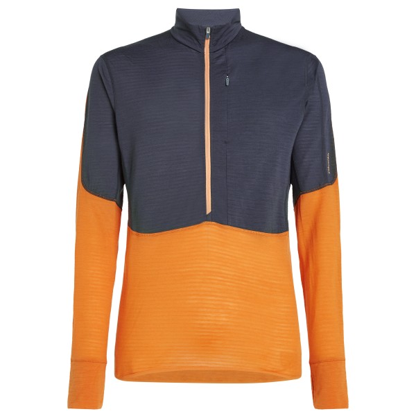 Image of Icebreaker - 200 RealFleece Descender L/S Half Zip - Fleecepullover Gr L orange