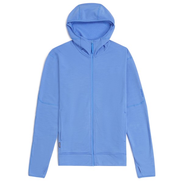 Image of Icebreaker - Merino 360 RealFleece Elemental L/S Zip Hoodie - Merinohoodie Gr L blau