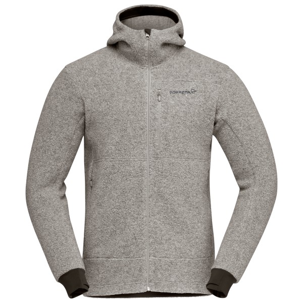 Image of Norrøna - Femund Warmwool3 Hood - Fleecejacke Gr M grau