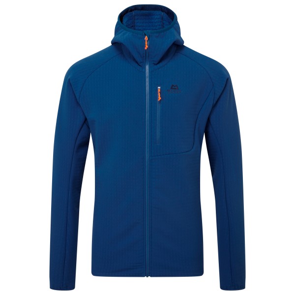Mountain Equipment Shroud Hooded Jacket Fleecevest Blauw