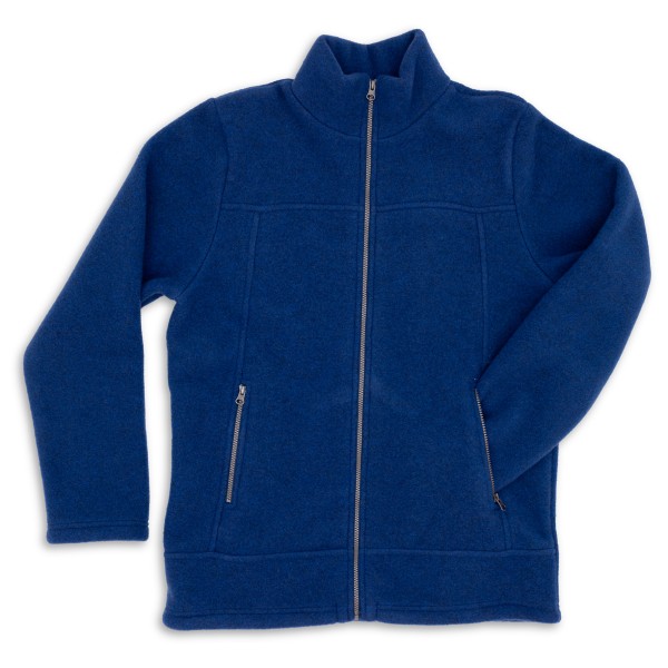 Engel Herren-Jacke mit Reißverschluss an den Taschen Wolljacke Herren (Gr 46/48 |blau)