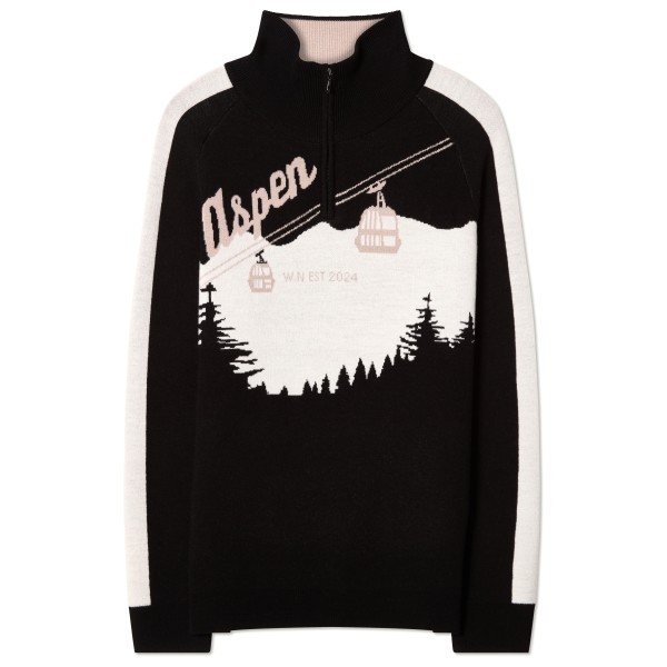 We Norwegians - Afterski Sweater - Merinopullover Gr S schwarz