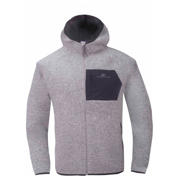 2117 of Sweden - Skord Pile Hoodie - Fleecejacke Gr 3XL;L;M;S;XL;XXL grau;schwarz