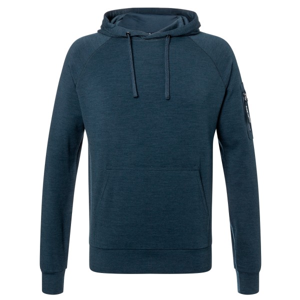 super.natural - Favourite Pocket Hoodie - Merinohoodie Gr 46 - S;48/50 - M;52 - L;54 - XL;56 - XXL blau;grau;oliv