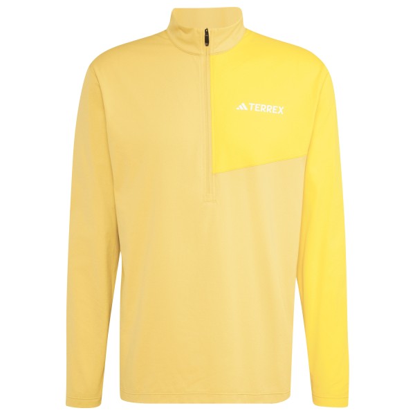 adidas Terrex - Multi Half Zip L/S Tee - Fleecepullover Gr S beige