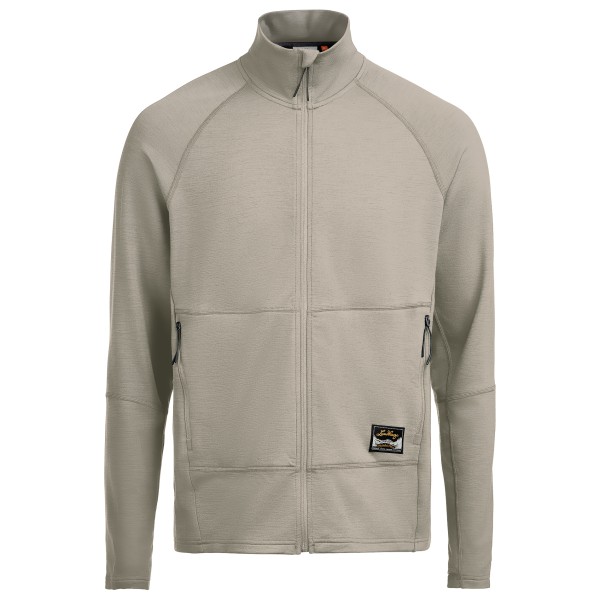 Lundhags Tived Merino Full Zip Merinojacke Herren Wandern (Gr S |grau)
