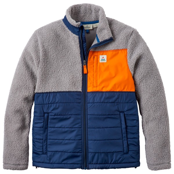 Passenger Born Explorer Recycled Polar-Lined Sherpa Fleece Fleecevest Grijs