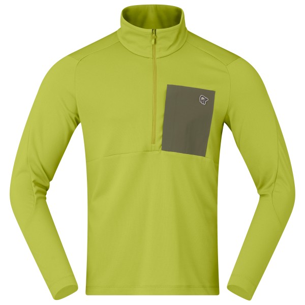 Norrøna – Femund Warm1 Half-Zip – Fleecetrui maat S, Groen