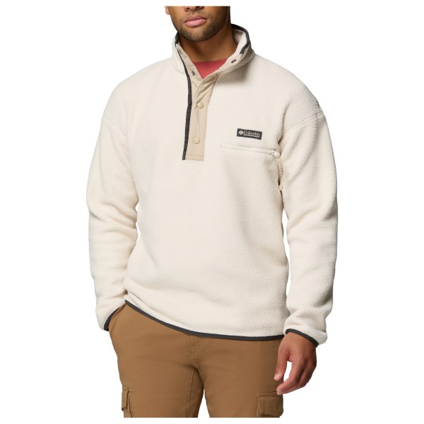 Columbia Helvetia II Half Snap Fleece Fleecepullover Herren (Gr M |weiß)