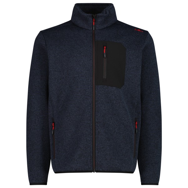 Fleecejacke CMP Jacket Jacquard Knitted 35H1767 Herren (Gr 50 |blau)