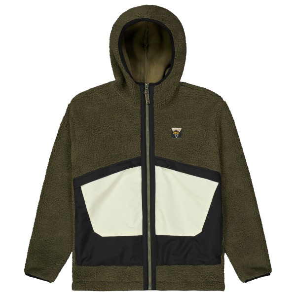 Picture – Pmbton Zip Hoodie – Fleecevest maat XL, Olijfgroen