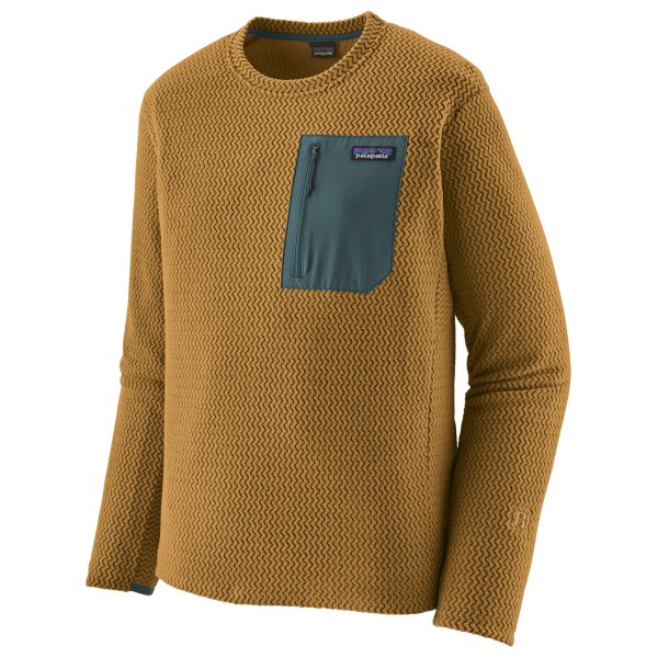Patagonia - R1 Air Crew - Fleecepullover Gr S braun