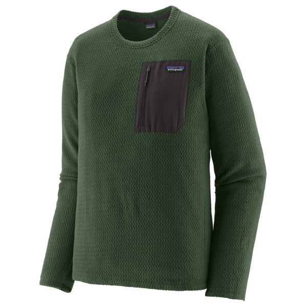Patagonia - R1 Air Crew - Fleecepullover Gr S grün