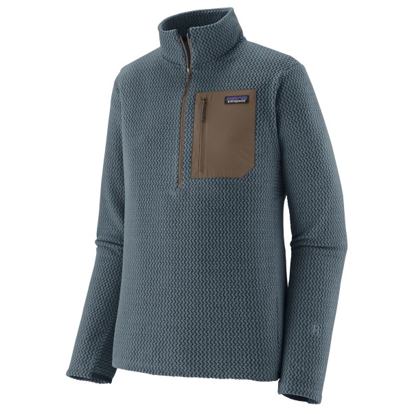 Patagonia R1 Air Zip Neck Fleecetrui Blauw