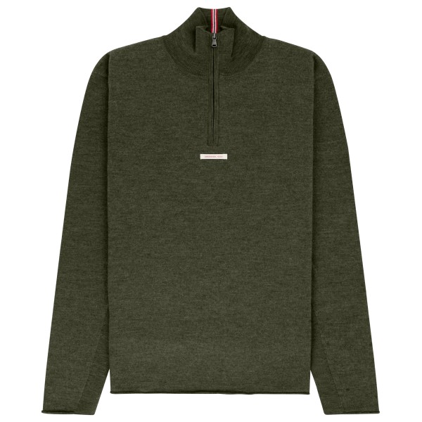 Amundsen Sports Boiled Half Zip Merinopullover Herren (Gr S |oliv)