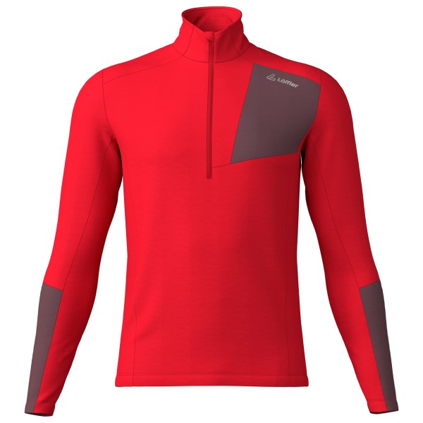 Löffler Midlayer Tech-Merino Merinolongsleeve Rood