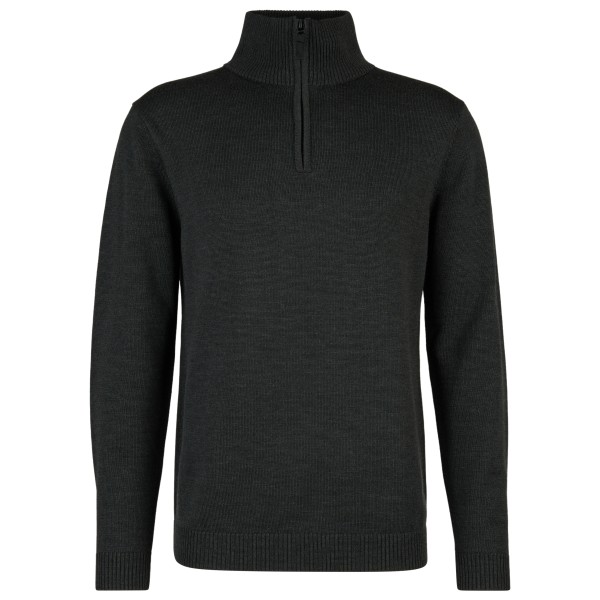 Stoic MerinoKnit MMXXKniva Half Zip Merinopullover Herren (Gr 3XL |schwarz)