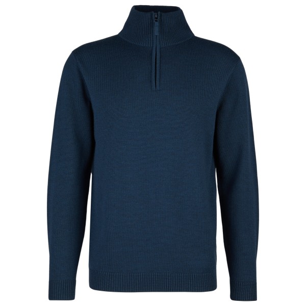 Stoic MerinoKnit MMXX.Kniva Half Zip Merinotrui Blauw