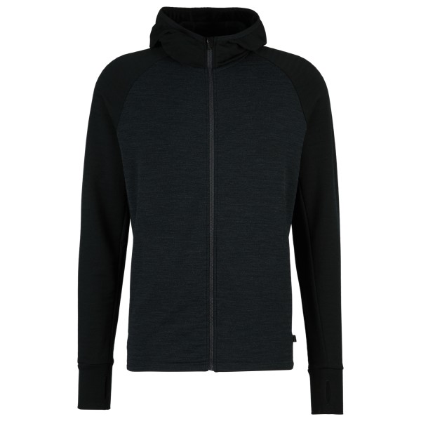 Stoic MerinoFleece260 FlenSt Zip Hoody Merinohoodie Herren (Gr S |schwarz)