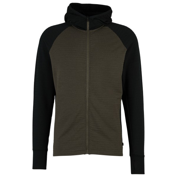 Woll- & Merinojacke Stoic MerinoFleece260 FlenSt. Zip Hoody Herren (Gr 3XL |oliv/schwarz)