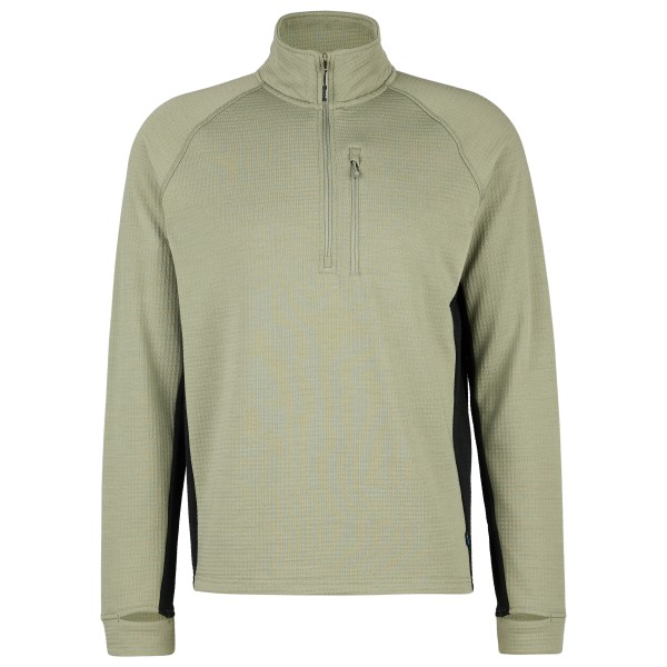 Stoic MerinoWaffleFleece320 NorrdalSt. Half Zip Merinopullover Men (Gr XL |oliv)