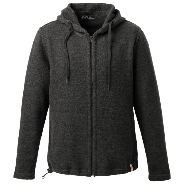 Mufflon – Kian – Merinohoodie maat S, Zwart