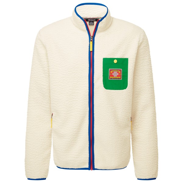 Sherpa Tarcho Full Zip Fleecejacke (Gr S |beige/weiß)